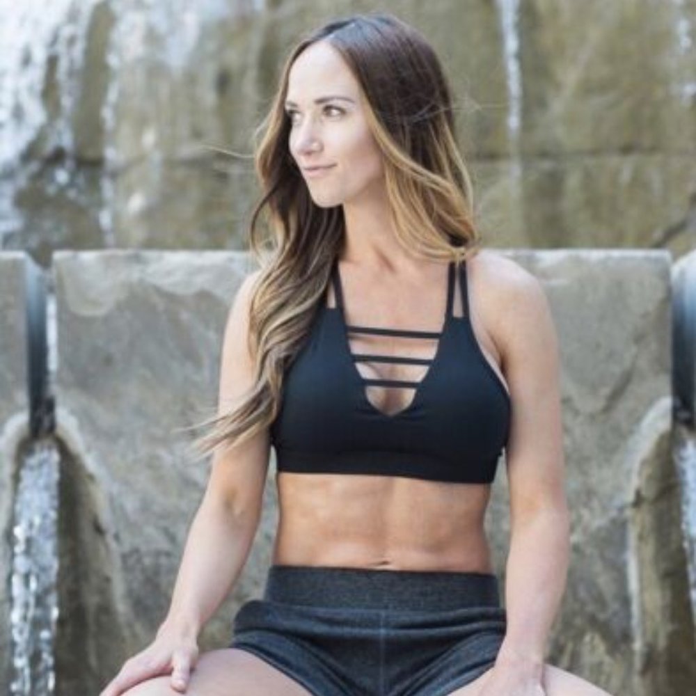Zyia Black Grid Bra XS NEW